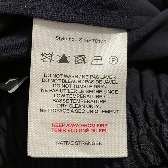 REVOLVE Native Stranger Drawstring Drapey Pant‎ in Navy Small #S16PT0170 - Picture 12 of 14